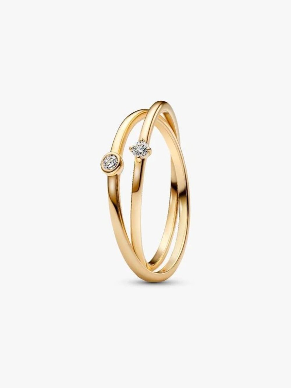 Pandora Era Lab-Grown Diamond Crossover Ring